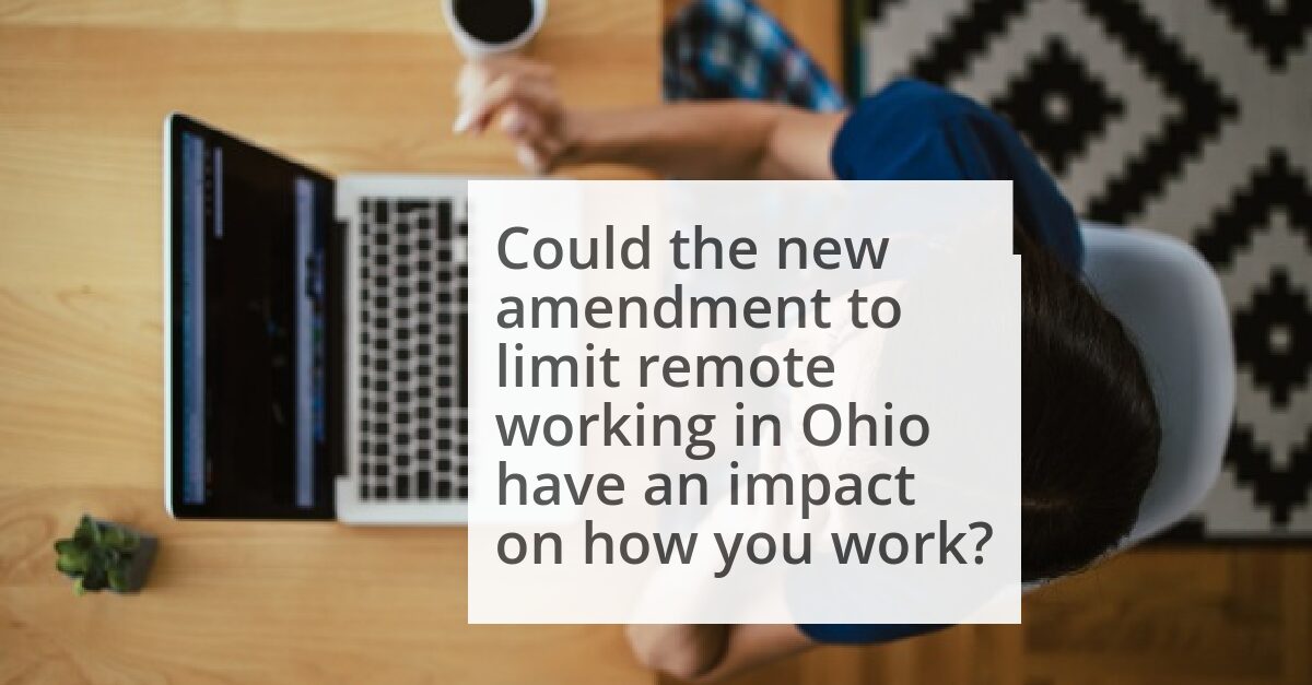 Amendment introduced to limit remote working in Ohio image