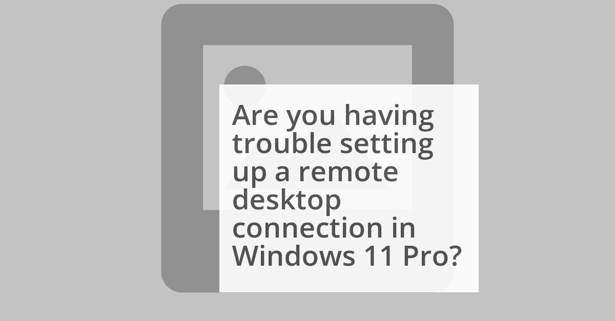 How to activate Remote Desktop Connection in Windows 11 Pro – TechRepublic image
